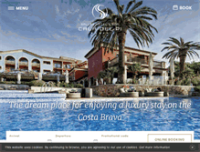 Tablet Screenshot of hotelcaladelpi.com